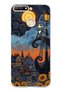 Huawei Y6 2018 Compatible Jack Skellington Patterned Transparent Phone Case