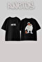 Central Cee_62 Design Printed Oversize Black T-Shirt