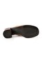 Women's Heeled Slippers Laser Cut Wide Band Thick Medium Heel Antique Leather L078.13149 - 4
