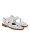Women's Sandals Thin Cross Straps Ankle Buckle Thermo Sole Casual Antique Leather L060.131 - 3