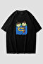 Princess Bubblegum's Rock Black Oversize T-Shirt