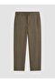 Southblue Brown Regular Fit 100% Linen Men's Trousers