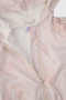 Baby Girl Patterned Ecru Raincoat - 3