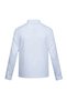 White Classic Fit Slim Collar Long Sleeve Cotton Satin Shirt - 3