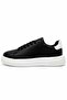 Men's Sneaker Black Genuine Leather Casual Shoes Comfortable Walking Casual - 4