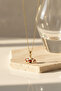 Yellow Tone Necklace with Bee Figure and Pearl Detail - Stylish and Elegant Design - 5