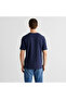 Men's Navy Blue Short Sleeve T-Shirt - 2