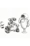 NO BOX 43279 2026 New 811PCS Cartoon Character WALL-E&EVEBuilding Blocks Movie Figure Blocks Set Bri - 5