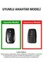 Toyota Compatible Ch-R, Corolla, Cross, Yaris, Cross, Prius, Rav4, Camry, Prado Silver Edge Tpu Key Case Cover (White - 3 Keys) - 2