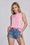 Zero Sleeve Patterned Casual Blouse - 2