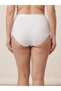 6 Pieces of 100% Cotton, Non-Marking, High Waist Jacquard-(Perforated Fabric) Plus Size Women's Panties - 3