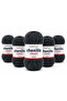Chenille Velvet Yarn (Chenille Classic) Amigurumi Yarn - 5 Yards - 555 Dark Gray