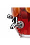 Glass Beverage Dispenser 3 L – Crystal Cut Design with Lid & Tap - 3