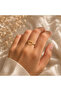 Heart Icon Slim Design Ring - 2
