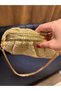 Wicker Weave Women's Hand and Shoulder Bag – Chain Strap, Gold Metal Detail, Stylish Bag for Daily Use & Summer - 6