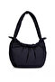 Women's Tommy Jeans Branded Cotton Bucket Cut Black Shoulder Bag - 5