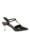Black Patent Leather Women's Evening Dress Shoes 282 Z - 3