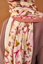Riva Shawl Tencel Botanical Floral Brown - 4
