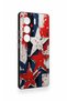 Tecno Camon 40 4g Compatible Star Flag Pattern Silicone Case - 3