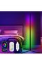 Smart RGB Color Changing Corner Floor Lamp – App & Remote Controlled LED with Music Sync Feature - 4