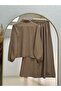 Aksev Shirt, Zippered Skirt, Buttoned Suit - Mf605 Mink - 7