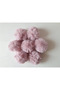 Furry Pompom Beanie Booties Hat Bag Ornament Plush Pompom Hand Knitted Accessory - 3