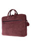Burgundy Still Genuine Suede Leather 13-14 Inch Macbook/Laptop Bag - 2