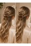 Buckle Set Brown Acrylic Set of 6 – 2 Latch Buckles + 4 Clamp Buckles – Casual and Stylish Hair Accessory - 6