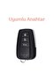 Toyota Corolla Rav4 Land Cruiser Camry Prado C-Hr Silver Edge Tpu Key Case Cover (3 Keys) Black Silver - 2