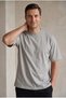 Men's Stone Color Summer Favorite Comfortable Fit Oversize T-Shirt