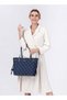 Tote Bag for Ladies Large Capacity Women Shoulder Handbag with Inner Pocket Elegant PU Leather Shopper Bag for Work Travel and Daily Use - 3