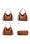 Women's Versatile Hobo Crossbody Bag, Ladies Large Capacity Shoulder Bag Handbag Tote Bags Messenger Bag - 5