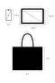 Miroshnikov Women’s Large Shopper Bag, Glossy PU Shoulder Tote, Memory Crinkle Effect, Leopard Print - 7