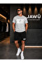 Goat Printed T-Shirt-Shorts Set Oversize