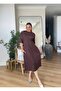Shoulder Detailed Modal Dress