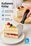 Pastry Spatula 26 cm Stainless Steel Wide Surface Cake Pastry Lasagna Serving Spatula 26X8 cm - 3