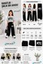 Summer Girls Boys Unisex Kids Nyc Printed Black Sweatpants and T-Shirt - 2