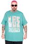 Mode XL Large Size T-Shirt with Bis Collar Los Angeles U26117 Cagla