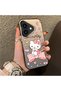 iPhone 16 Plus Compatible Hard Acrylic Back Silicone Edge Lens Protection Case - 2