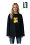 Wide Sleeve Oversize Long Sleeve Tshirt 100% Cotton Printed Summer Wear