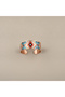 Copper Modern Anatolian Kilim Patterned Wide Adjustable Clamp Bracelet - 4