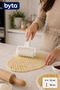 Dough Shaping Roller Lattice Pattern Dough Cutter and Shaper for Pie Tart Pastry Dessert Dough Roller - 2