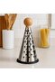 Gme Shop Wooden Handle Grater – Stainless Steel, 4-Sided Multifunctional Kitchen Grater, Durable and E - 2