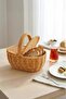 Nry Shop Oval Wicker Rattan Mini Basket with Handle - Bb6069 1293253 - 2