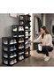 Anthracite 5-Tier Shoe Rack 931845 - 3