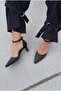 Arlin Black Satin Women's Stiletto - 6