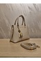 Stylish Women's Charm Detailed Shoulder Bag - 2