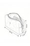 100% Genuine Cowhide Leather Pirana Model Men's Handbag with Card Holder - Shaver Case - 4