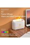 7 Color Flame Aroma Diffuser & Humidifier - Ultrasonic Mist Maker with RGB LED Night Light, USB Powered Air Moisturizer for Home & Bedroom - 6