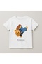 Teddy Bear Printed Crew Neck Cotton Short Sleeve Kids & Youth T-Shirt